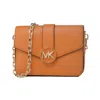 Michael Kors Orange Leather Handbag In Orange