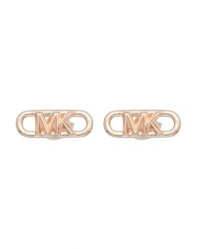 Michael Kors Orecchini Woman Earrings Rose Gold Size - 925/1000 Silver