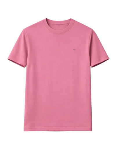 Michael Kors Organic Cotton Mini T-shirt For Men In Pink