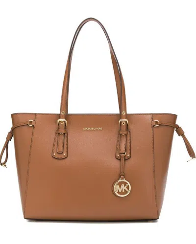 Michael Kors Voyager Medium Tote Bag In Brown