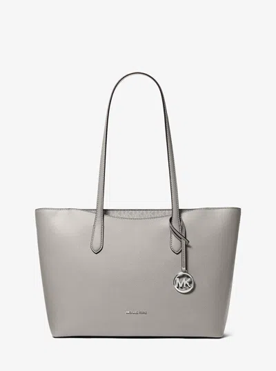 Michael Kors Outlet Arden Large Top-zip Tote Bag In Gray