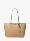 Michael Kors Outlet Arden Large Top-zip Tote Bag In Neutral