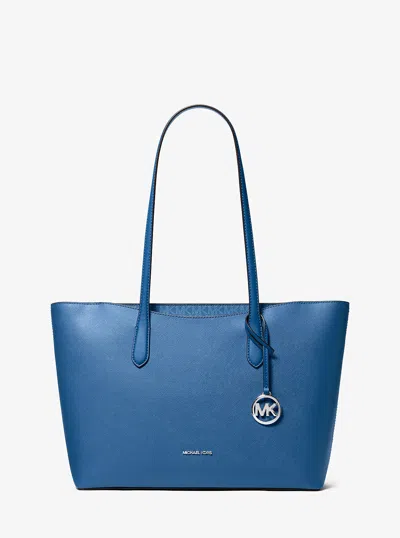 Michael Kors Outlet Arden Large Top-zip Tote Bag In Blue