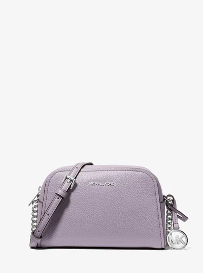 Michael Kors Outlet Ashton Extra-small Camera Crossbody Bag In Purple
