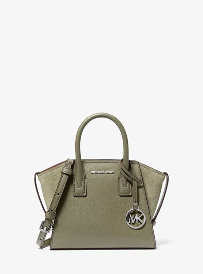 Michael Kors Outlet Avril Extra-small Leather Satchel In Multi