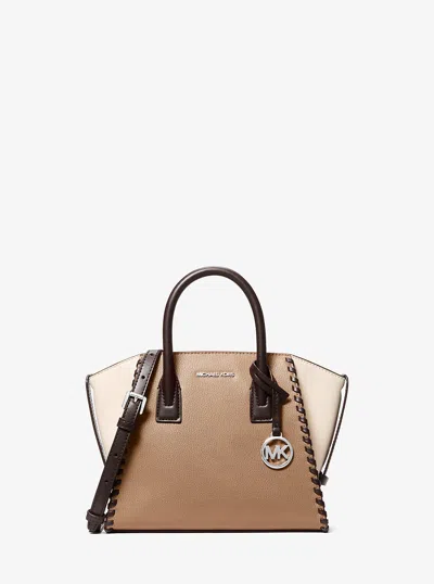Michael Kors Outlet Avril Small Leather Satchel In Multi