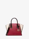 Michael Kors Outlet Avril Small Leather Satchel In Multi