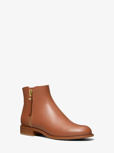 Michael Kors Outlet Britt Ankle Boot In Brown