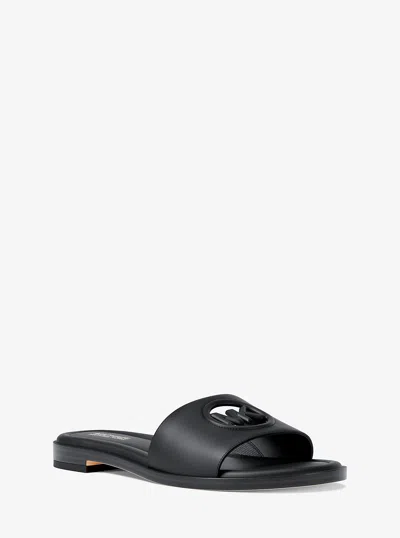 Michael Kors Outlet Carissa Slide Sandal In Blue