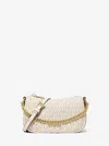 Michael Kors Outlet Carmela Small Signature Logo Convertible Crossbody Bag In Multi