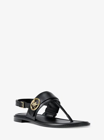 Michael Kors Outlet Carmen Sandal In Black