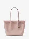 Michael Kors Outlet Carson Large Signature Logo Tote Bag In Pink