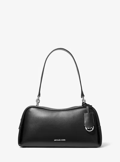 Michael Kors Outlet Cecily Medium Shoulder Bag In Black