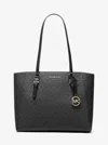 Michael Kors Outlet Charlotte Large 3-in-1 Signature Logo Tote Bag In Black