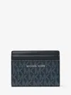 Michael Kors Outlet Cooper Signature Logo Bi-fold Wallet In Multi
