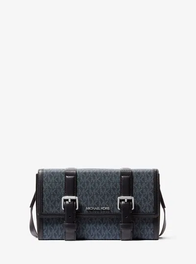 Michael Kors Outlet Cooper Signature Logo Trunk Crossbody Bag In Multi
