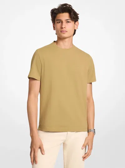 Michael Kors Outlet Cotton Piqué T-shirt In Multi