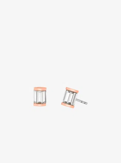 Michael Kors Outlet Cubic Zirconia Stud Earrings In Multi