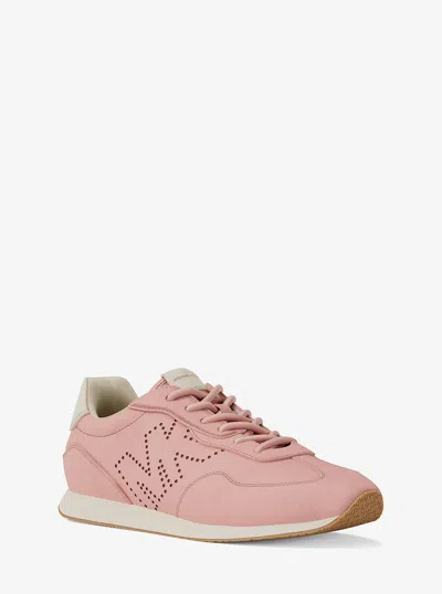 Michael Kors Outlet Essex Suede Trainer In Multi