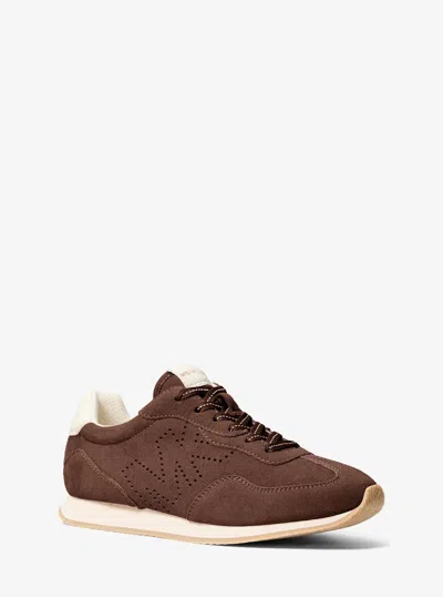 Michael Kors Outlet Essex Trainer In Brown
