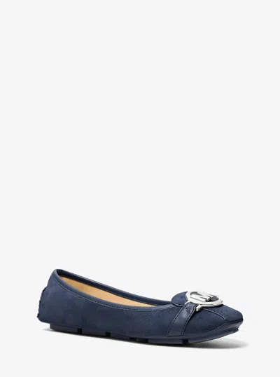 Michael Kors Outlet Fulton Suede Moccasin In Multi