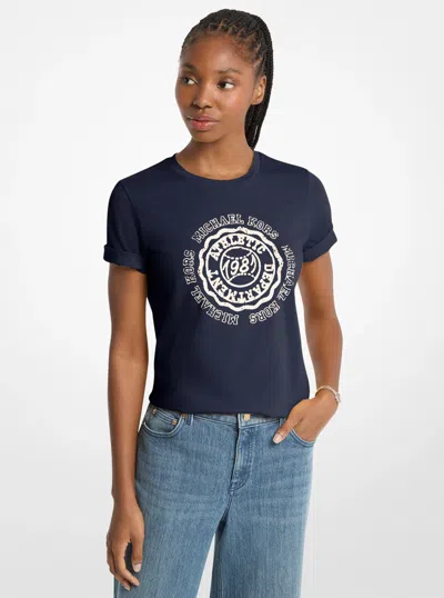 Michael Kors Outlet Graphic Logo T-shirt In Multi