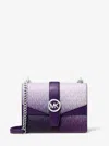 Michael Kors Outlet Greenwich Small Ombré Signature Logo Crossbody Bag In Multi