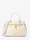 Michael Kors Outlet Hamilton Medium Leather Satchel In Multi