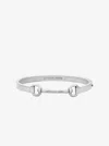Michael Kors Outlet Horsebit Bangle In Silver