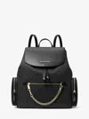 Michael Kors Outlet Jet Set Large Logo Backpack In Black
