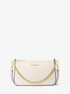 Michael Kors Outlet Jet Set Medium Saffiano Leather Crossbody Bag In Multi