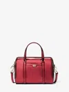 Michael Kors Outlet Jet Set Small Metallic Convertible Crossbody Bag In Burgundy