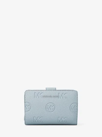 Michael Kors Outlet Jet Set Travel Medium Logo Debossed Billfold Wallet In Multi