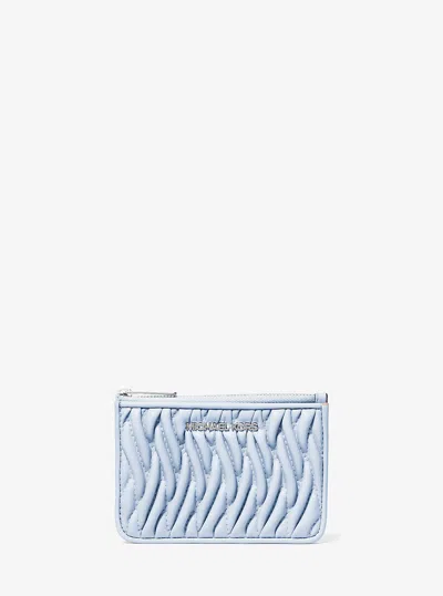 Michael Kors Outlet Jet Set Travel Small Matelassé Coin Pouch In Multi