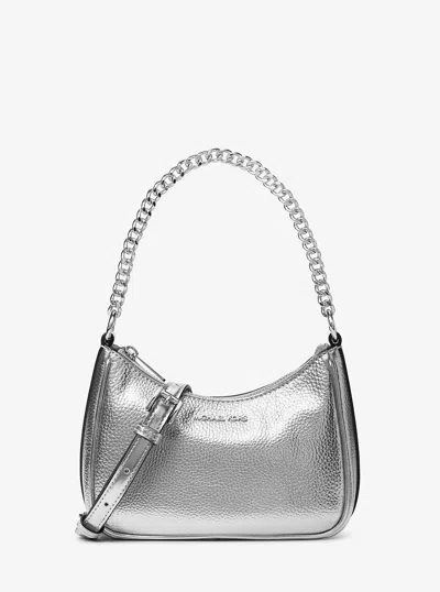 Michael Kors Outlet Jet Set Travel Small Metallic Convertible Crossbody Bag
