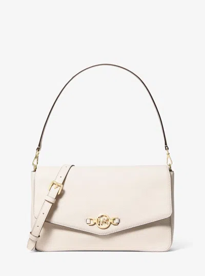 Michael Kors Outlet Kacey Large Pebbled Leather Convertible Shoulder Bag In Multi