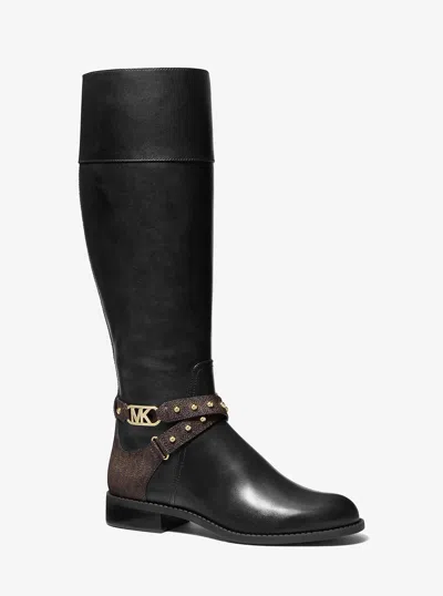 Michael Kors Outlet Kincaid Riding Boot In Multi