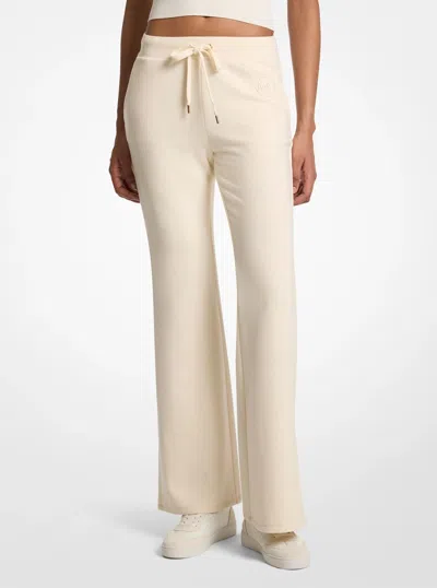 Michael Kors Outlet Knit Flared Pants In Black