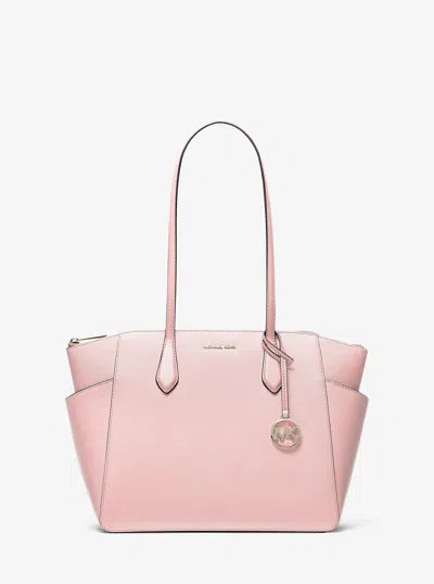 Michael Kors Outlet Marilyn Medium Saffiano Leather Tote Bag In Multi