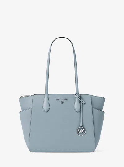 Michael Kors Outlet Marilyn Medium Saffiano Leather Tote Bag In Multi