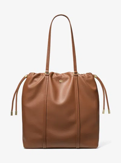 Michael Kors Outlet Matilda Large Cinch Tote Bag In Brown