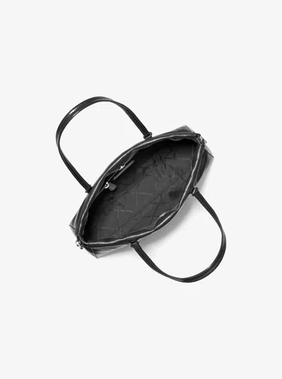 Michael Kors Outlet Matilda Small Cinched Shoulder Bag In Black