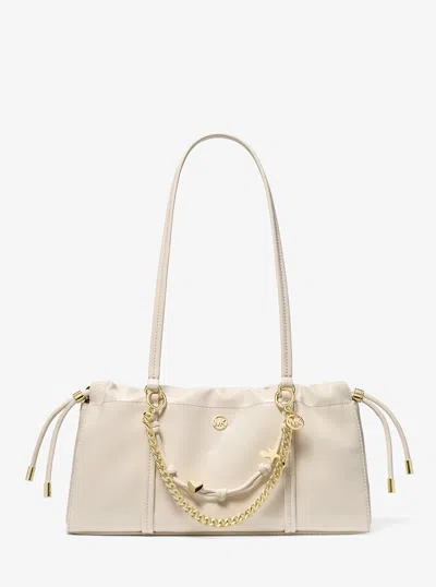 Michael Kors Outlet Matilda Small Cinched Shoulder Bag In Sand
