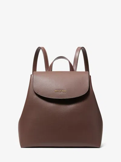 Michael Kors Outlet Maya Medium Backpack In Brown