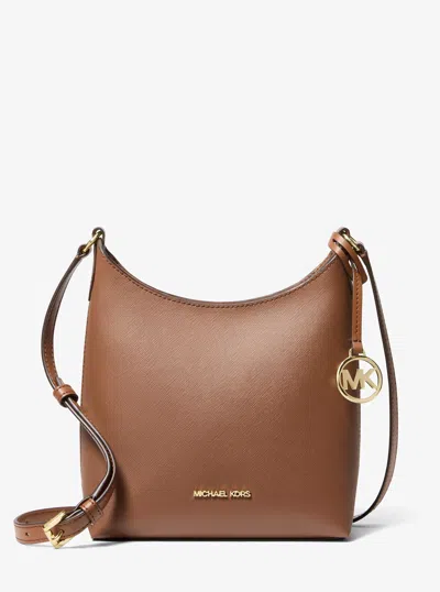 Michael Kors Outlet Maya Small Crossbody Bag In Brown
