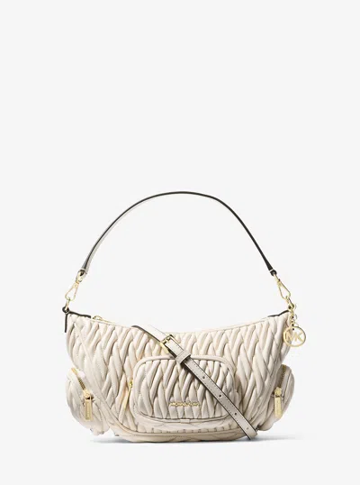Michael Kors Outlet Merritt Matelassé Convertible Crossbody Bag In Multi