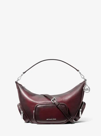 Michael Kors Outlet Merritt Medium Burnished Convertible Shoulder Bag In Multi