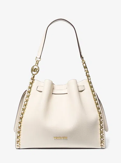 Michael Kors Outlet Mina Large Chain Shoulder Bag In Multi
