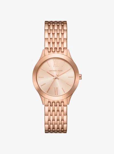Michael Kors Outlet Mini Aspyn Rose Gold-tone Watch