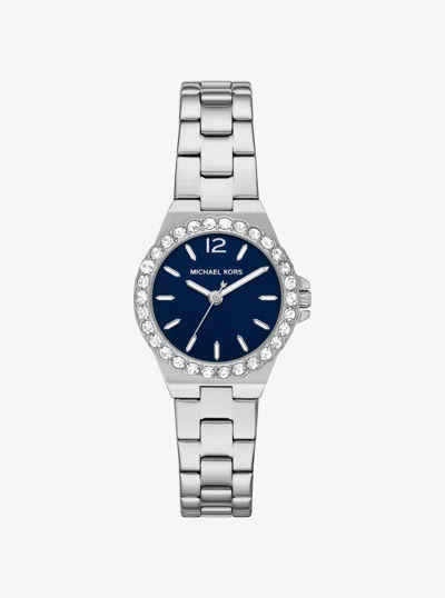 Michael Kors Outlet Mini Lennox Pavé Silver-tone Watch